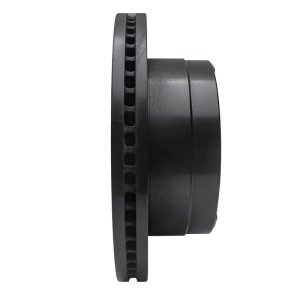 Ford F-350 Super Duty Brake Rotor (1) - Rear Left - R1 Concepts - Drilled & Slotted - Black - `11-`22